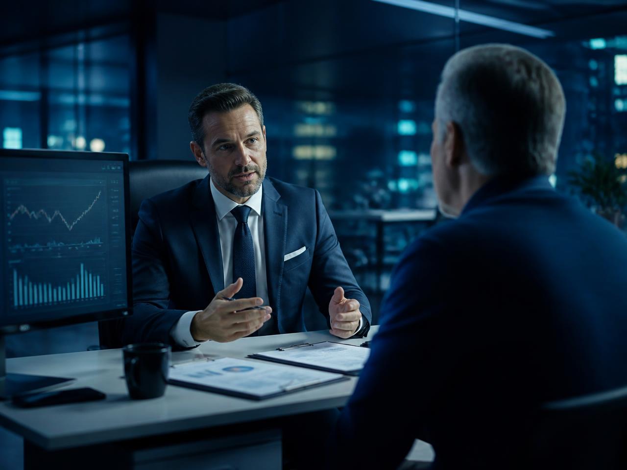 Financial Services team at work